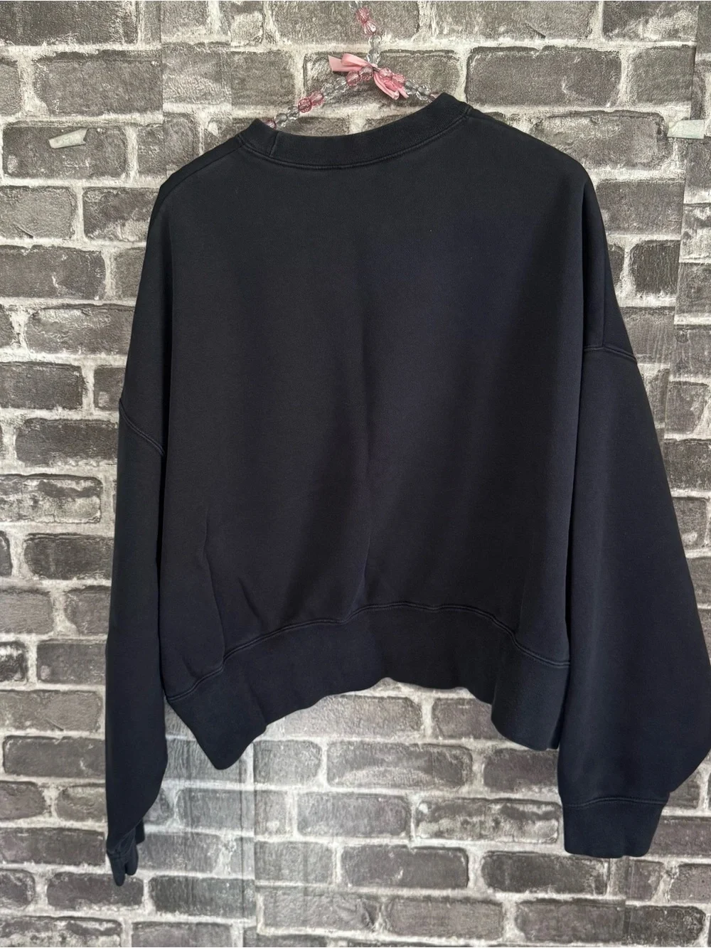 Nike Sportswear Phoenix Fleece Oversized Crew Neck Sweatshirt black